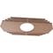 Ekena Millwork Chrysler Wood Fretwork Pierced Ceiling Medallion, Wood (Paint Grade), 16"W x 8"H x 4 1/4"ID x 3/8"T CMWP16X08X0375CSMF - alternate 2